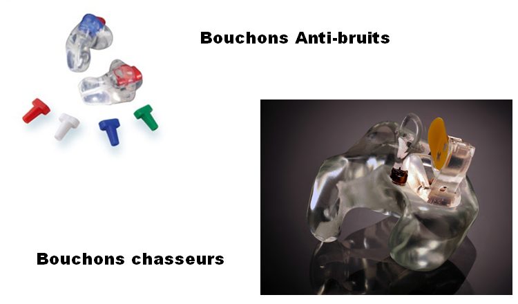 Bouchons bruit / chasseurs